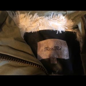 Green studded Miss Me jacket